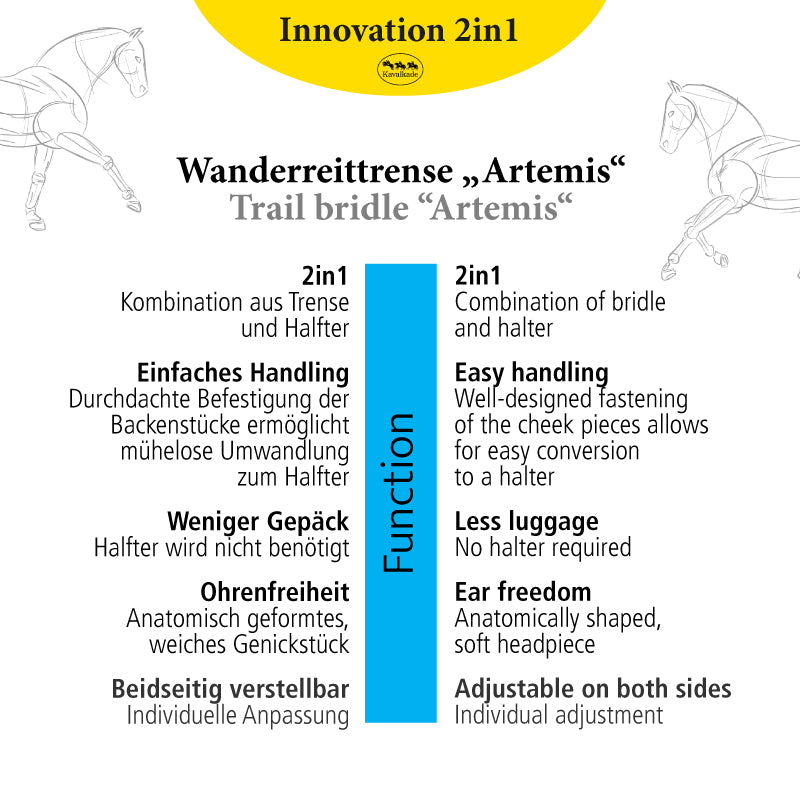 Kavalkade 2in1 Halster-Hoofdstel Artemis