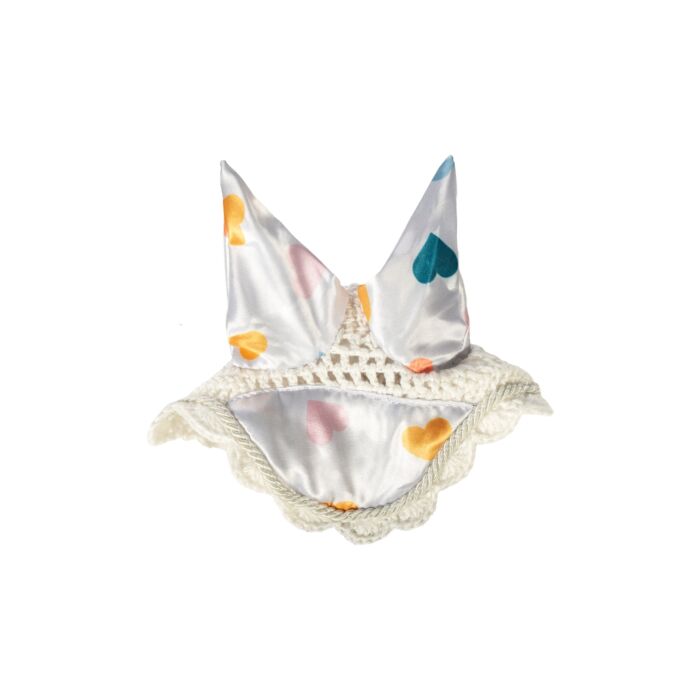 HKM Hobby Horse Fliegenhaube Herzen