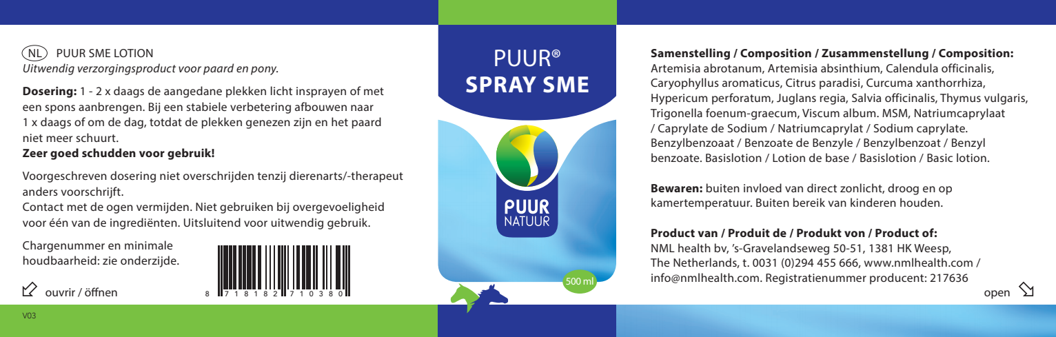Puur Spray SME 500 ml