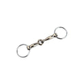 RH sleutelhanger bit zilver en rosegoud