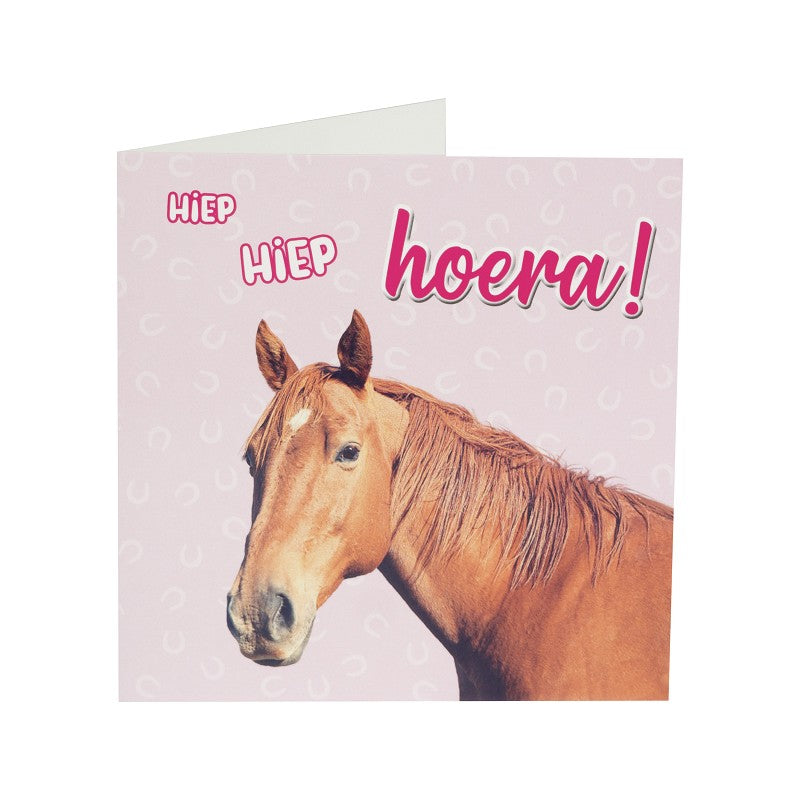 Wenskaart paarden