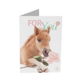 Wenskaart paarden