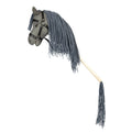 Hobby Horse stokpaard Grijs met bit en teugels