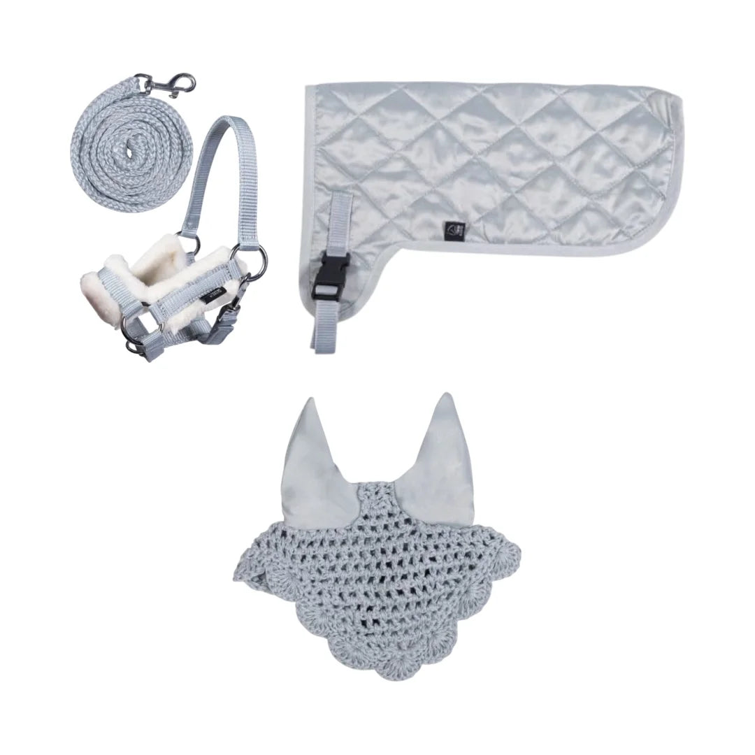 HKM Hobby Horse Set Grau