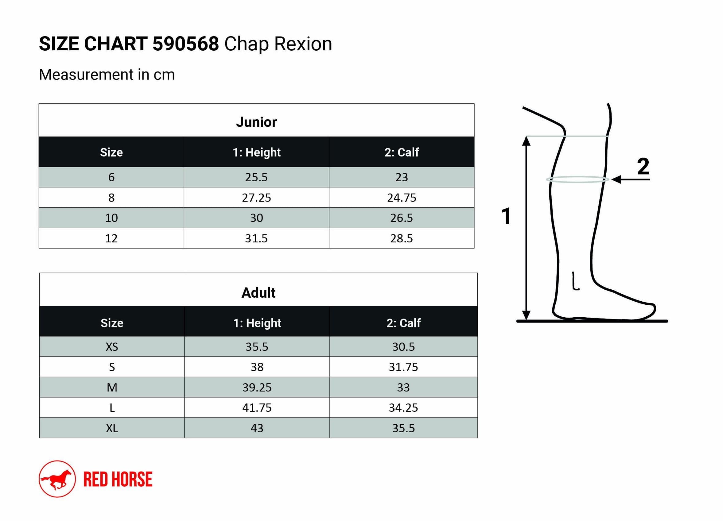 Red Horse chaps Rexion