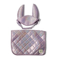 Hobby Horse zadeldekje en oornetje lila glitter
