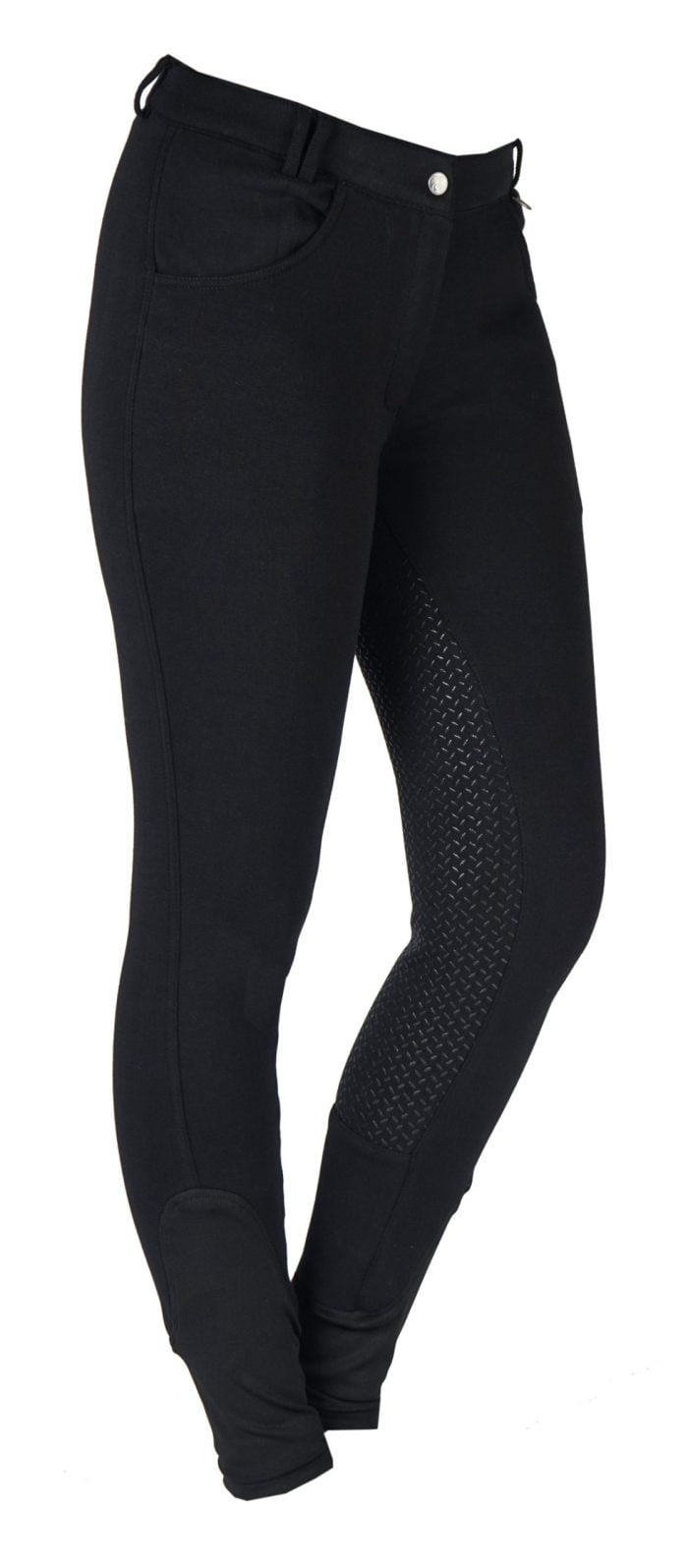 Horka paardrijbroek-jr Annika, zwart - Afbeelding 1