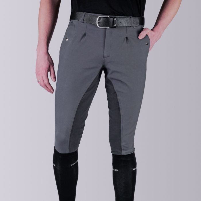 Horka heren rijbroek Jasper, antraciet - Afbeelding 3