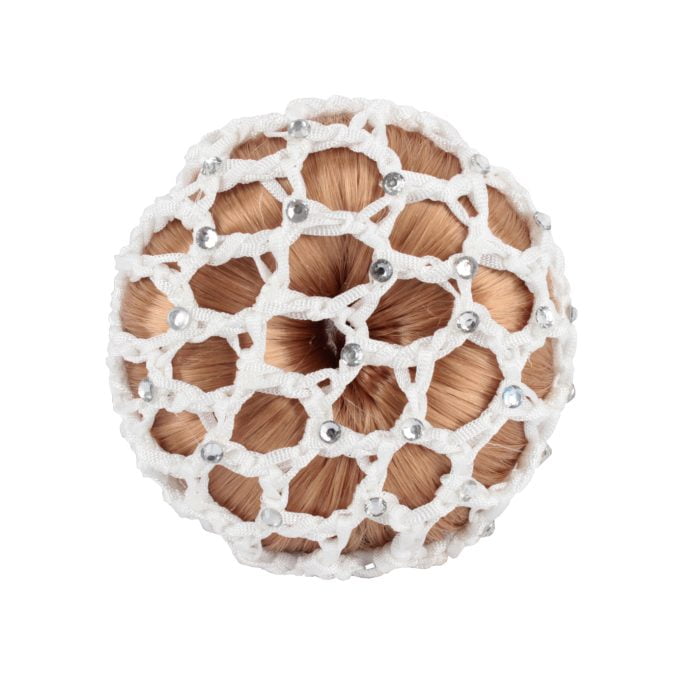 145006-0000-0001-1 Horka haarnetje met strass in zwart, wit en blauw - Afbeelding 2