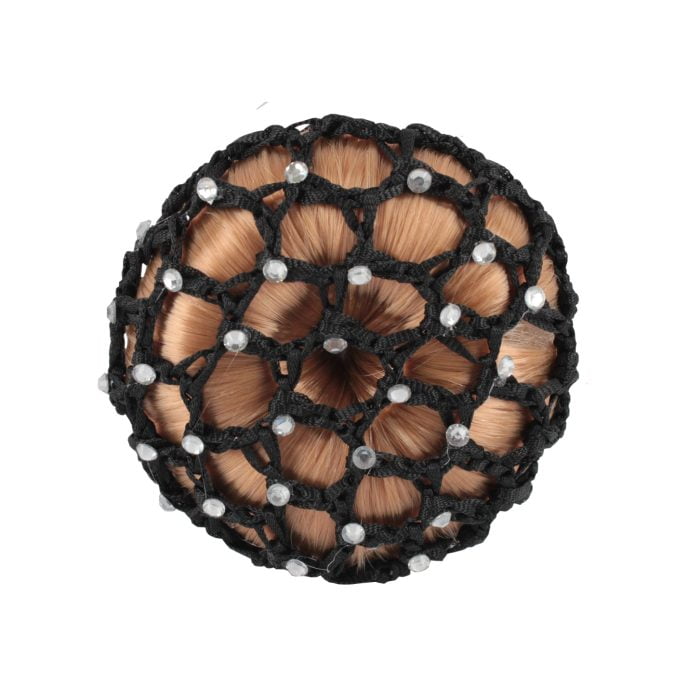 Horka haarnetje met strass in zwart of wit Horka haarnetje met strass in zwart of wit