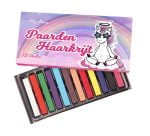 Haarkrijt, 12 verschillende kleurtjes in verpakking