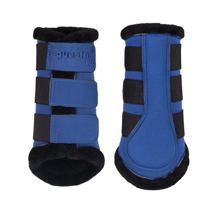Horka beenbeschermers Pro Embossed blauw Horka beenbeschermers Pro Embossed blauw