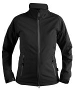 Horka softshell jas silhouette zwart
