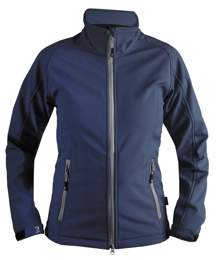 Horka softshell jas silhouette blauw Horka softshell jas silhouette blauw