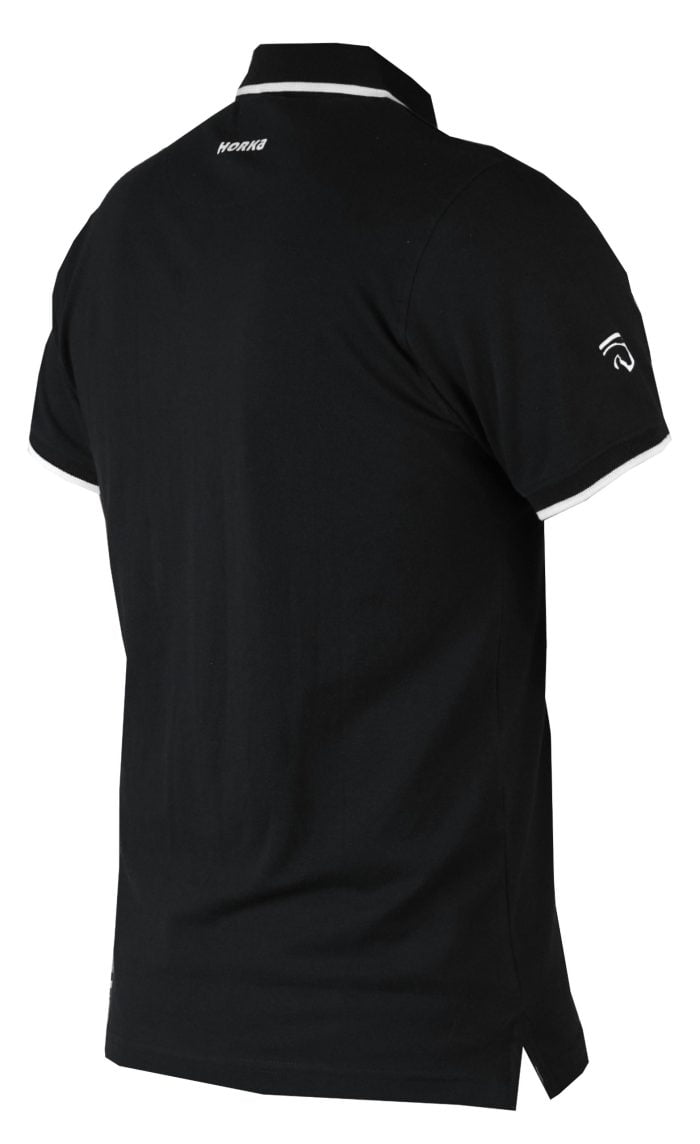 Horka polo Branco heren zwart - Afbeelding 2