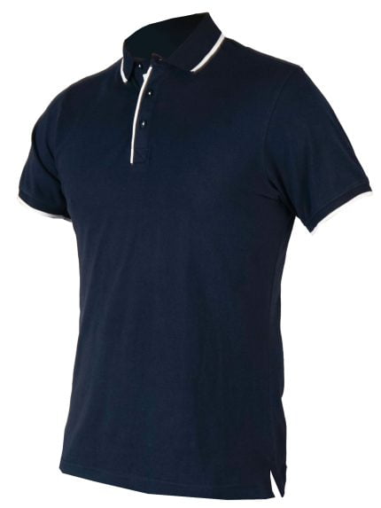 Horka polo Branco heren marine blauw