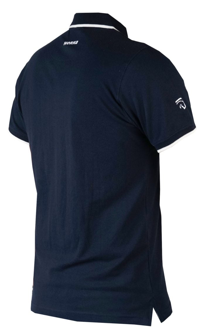 451105-0000-0632-2 Horka polo Branco heren marine blauw - Afbeelding 2