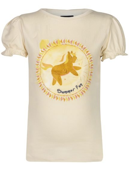 Jolly Kids t-shirt cream met print