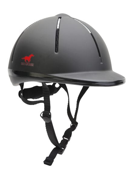 Red Horse Cap Rider Strass