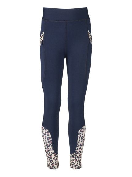 Red Horse rijlegging kind blauw/luipaard