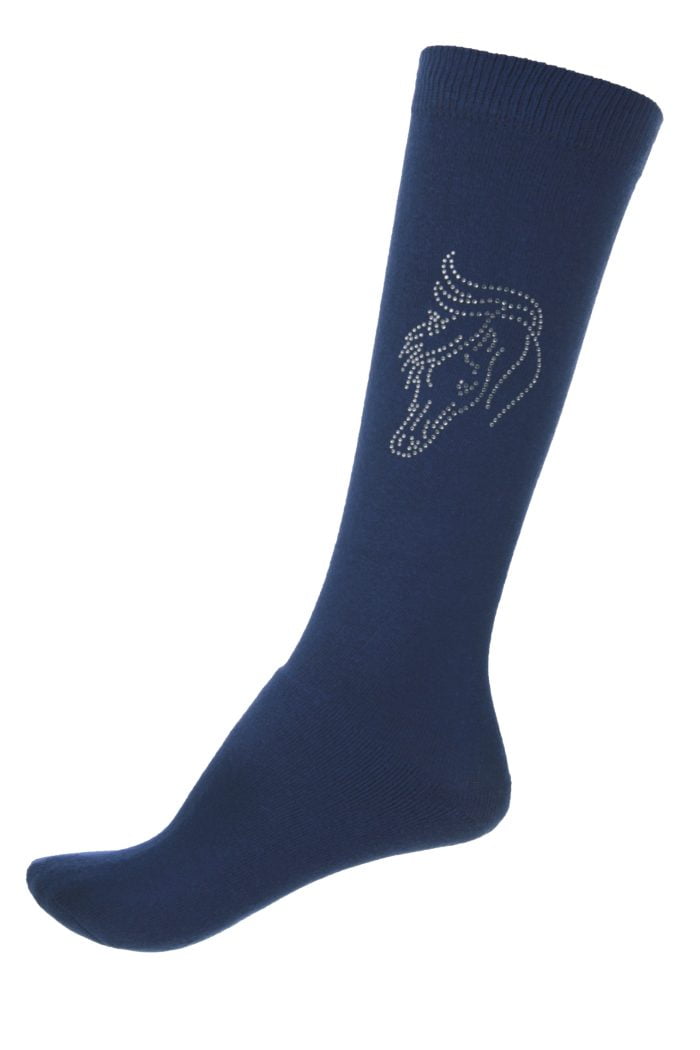 Red Horse paardrijsokken Blauw Red Horse paardrijsokken Blauw