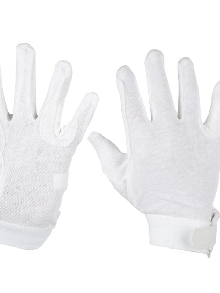 Horka wedstrijdhandschoenen katoen wit
