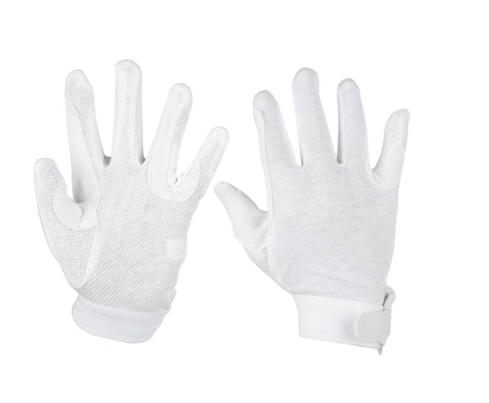 Horka wedstrijdhandschoenen katoen wit Horka wedstrijdhandschoenen katoen wit