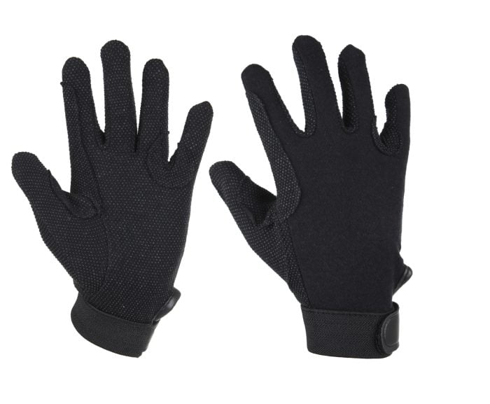 Horka handschoenen katoen, zwart