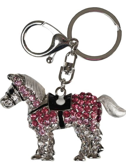 Sleutelhanger diamanten paard