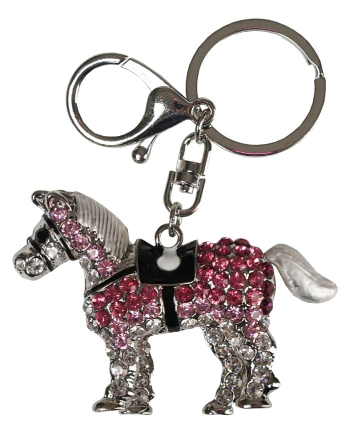 Sleutelhanger diamanten paard