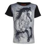 Red Horse t-shirt HORSY, zwart