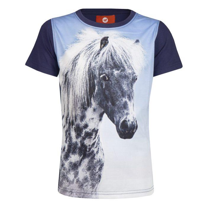 Red Horse t-shirt HORSY, blauw - Afbeelding 1
