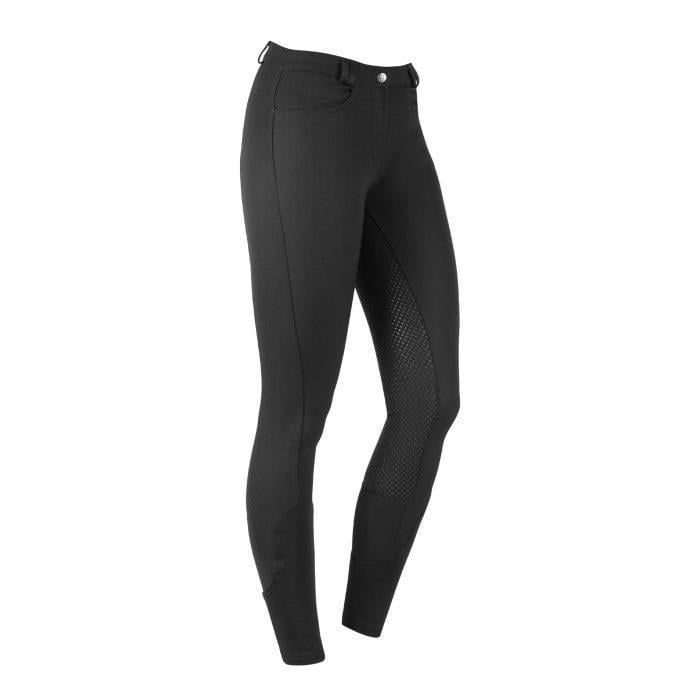 Horka paardrijbroek dames Zenna, zwart - Afbeelding 1