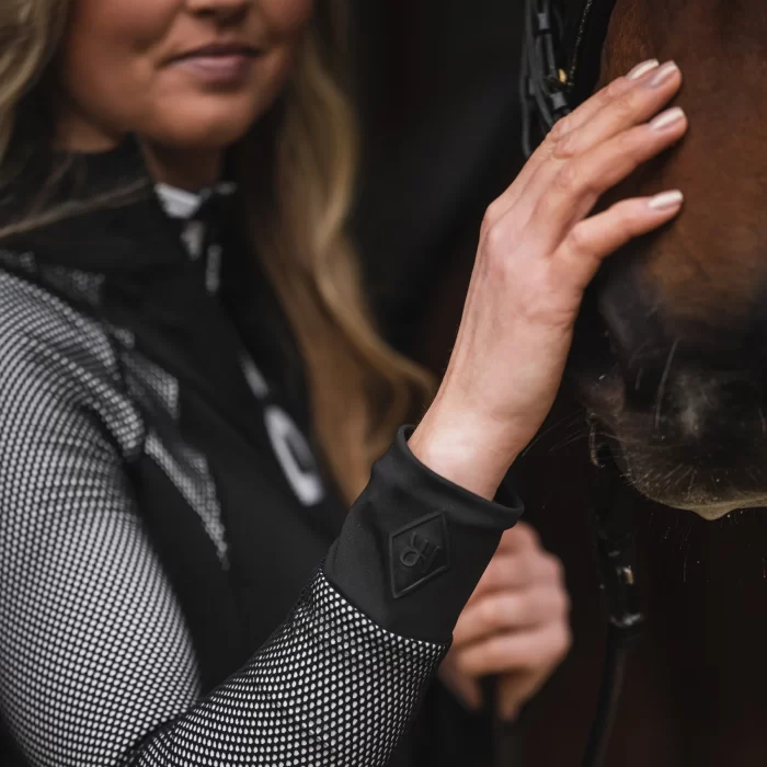 LIGHT WEIGHT TRAININGJACKET DARLING WITH MESH - PHANTOM BLACK4 Mrs. Ros Phantom Black collectie - Afbeelding 5