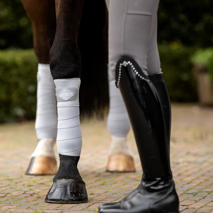 TECHNICAL POLO WRAPS - OYSTER GREY1 Mrs. Ros set van 4 bandages, Oyster Grey - Afbeelding 4