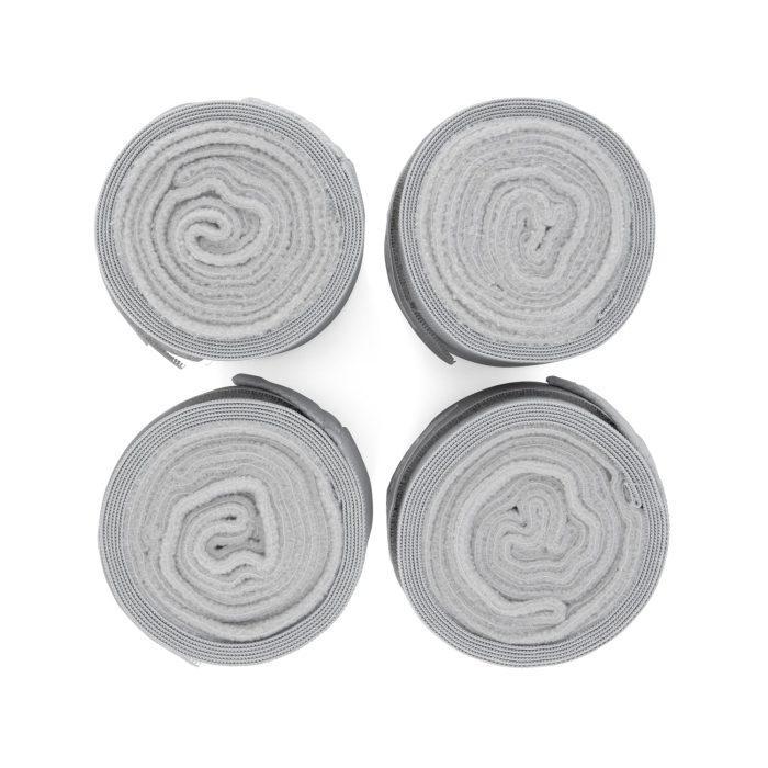 TECHNICAL POLO WRAPS - OYSTER GREY3 Mrs. Ros set van 4 bandages, Oyster Grey - Afbeelding 2