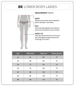 br dames winterrijbroek softshell