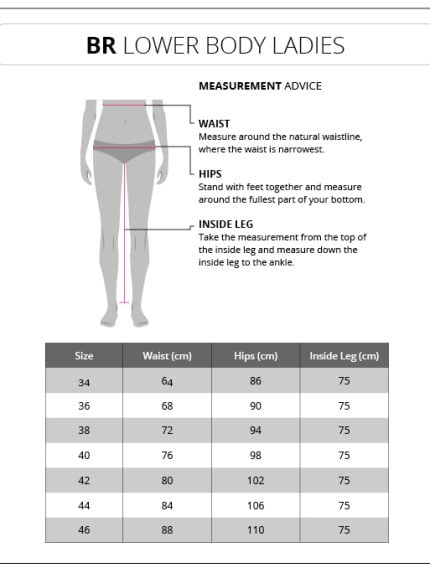 br dames winterrijbroek softshell