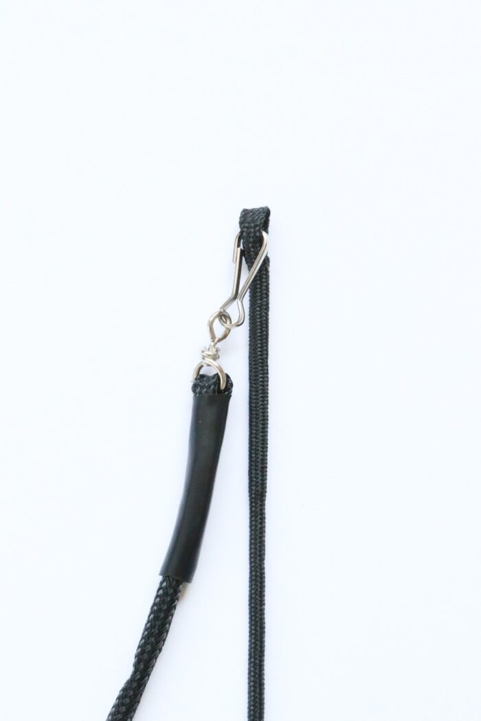 HB longeerzweep 2-delig.jpeg zwart HB Longeerzweep 180cm fiberglass, 2-delig - Afbeelding 3