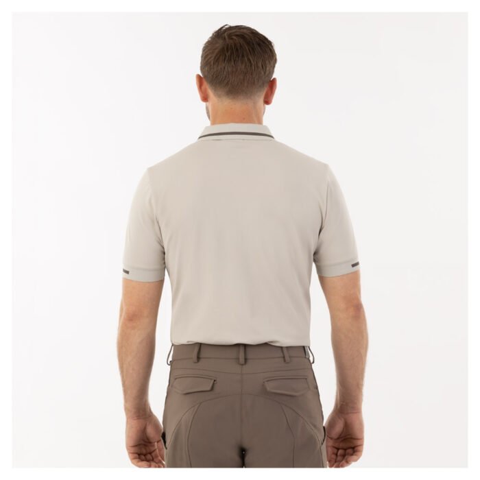 BR poloshirt Ethan heren, Dove - Afbeelding 2