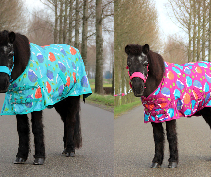 HB regendeken pony gevoerd