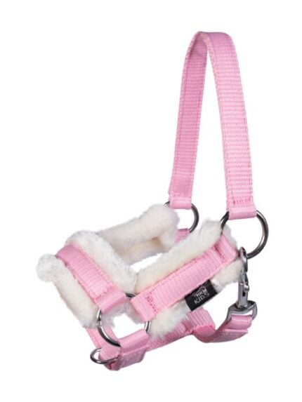 HKM Hobby Horse halster en touw roze