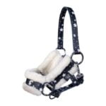 HKM Hobby Horse halster en touw navy ster