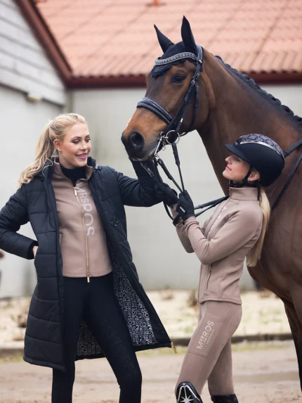 Mrs. Ros softshell trainingsjacket Taupe