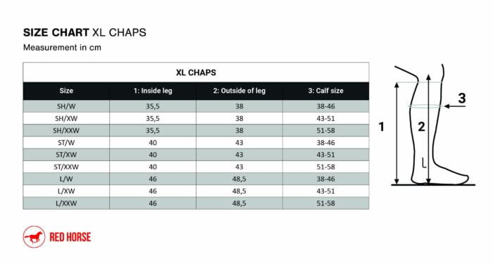 Red Horse chaps Rexion Xwijd en Xhoog