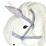 Unicorn hobby horse halster lila
