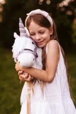 Unicorn hobby horse halster lila - Afbeelding 3