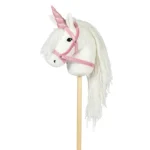 Unicorn hobby horse halster roze