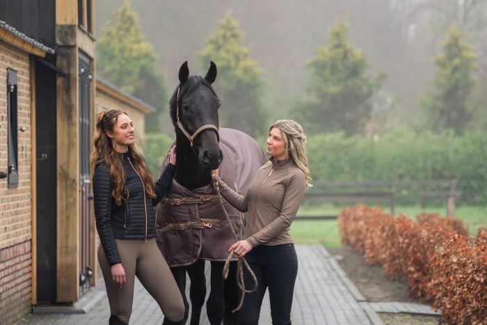 Horka Excellence trainingsvest coffee en zwart-rosé