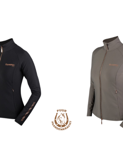Horka Excellence trainingsvest coffee en zwart-rosé